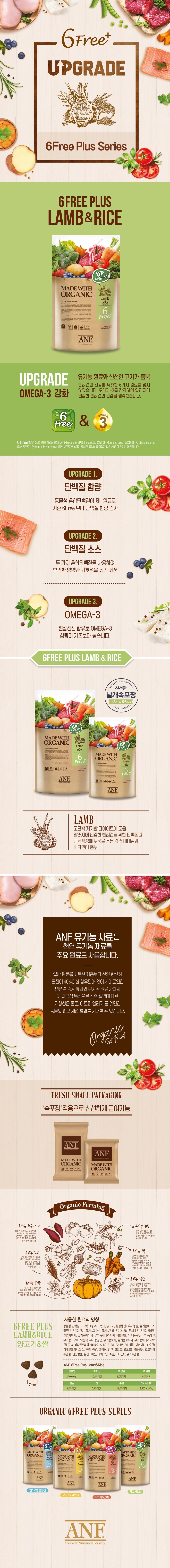 ANF 유기농 6FreePlus 양고기&쌀 (1.8kg/5.6kg)-상품이미지-0